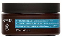 Moisturizing Hyaluronic Acid Hair Mask - Apivita Moisturizing Hair Mask With Hyaluronic Acid — photo N3