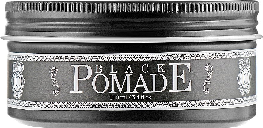 Men Hair Styling Black Pomade - Lavish Care Black Pomade Medium Hold Black — photo N2