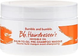 Hair Pre-Shampoo - Bumble And Bumble Hairdresser's Invisible Balm-To-Oil Pre-Shampoo Masque — photo N2