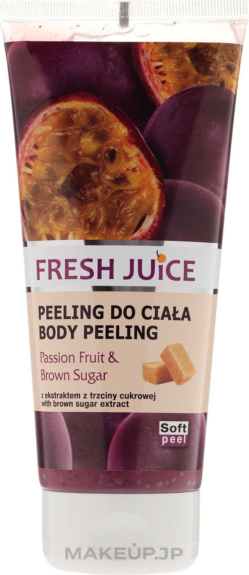 Body Peeling "Passion Fruit & Brown Sugar" - Fresh Juice Passion Fruit & Brown Sugar — photo 200 ml