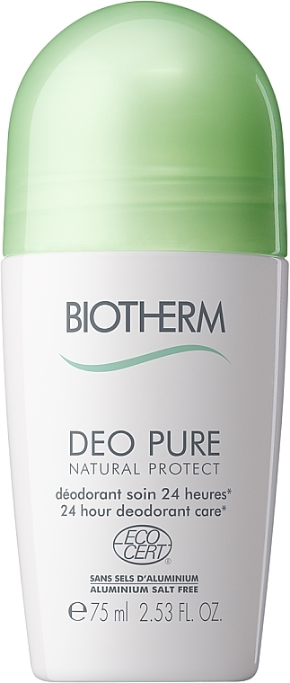 Roll-on Deodorant - Biotherm Deo Pure Natural Protect 24 hour — photo N1