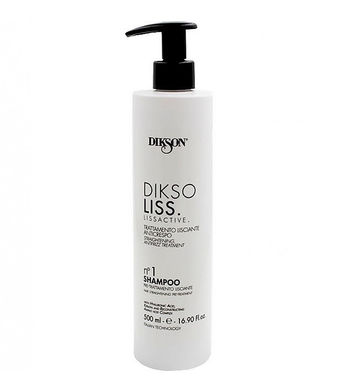 Smoothing Care Hair Shampoo #1 - Dikson Diksoliss Lissactive Straightening Pre-Treatment Shampoo 1 — photo N1