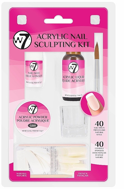 Acrylic Nail Modeling Set - W7 Acryl Nail Sculpting Kit — photo N1