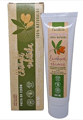 Sea Buckthorn Toothpaste - LecoPro Toothpaste — photo N1