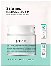Moisturizing Face Mask - Make P:rem Safe Me. Relief Moisture Mask 15 — photo N1