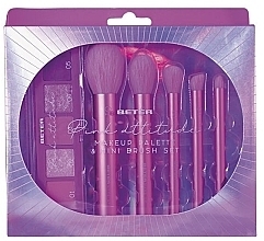 Fragrances, Perfumes, Cosmetics Set - Beter Kit Make Up Brushes & Mini Palette Pink Attitude