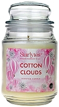 Scented Candle in Glass Jar - Starlytes Cotton Clouds Scented Candle — photo N1