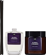 Fragrances, Perfumes, Cosmetics Plum & Cinnamon Set - Hiskin Set