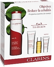 Fragrances, Perfumes, Cosmetics Set - Clarins Body Fit Anti-Cellulite Gift Box (b/cr/200ml + b/scrub/30ml + b/oil/mini/10ml + b/lot/mini/8ml)