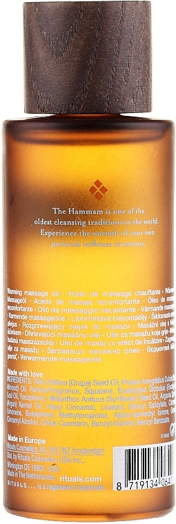 Massage Oil - Rituals The Ritual of Hammam Massage Oil  — photo N2