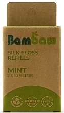 Fragrances, Perfumes, Cosmetics Dental Floss "Mint" - Bambaw (refill)