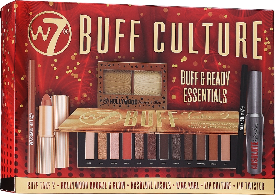 W7 Buff Culture Gift Set - Set, 6 products — photo N1