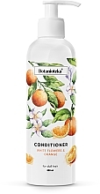 Fragrances, Perfumes, Cosmetics Orange & White Flowers Conditioner for Dull Hair - Botanioteka Conditioner For Dull Hair