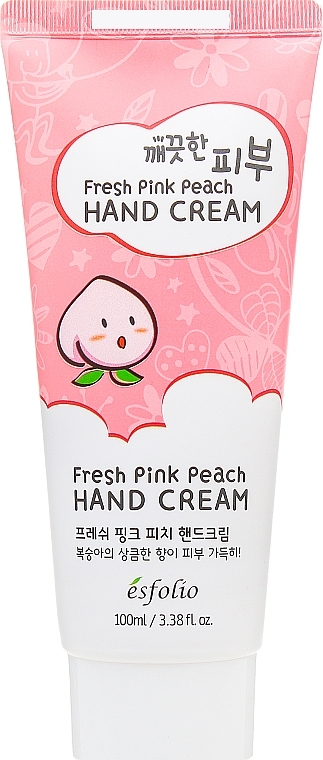 Refreshing Peach Hand Cream - Esfolio Pure Skin Fresh Pink Peach Hand Cream — photo N2