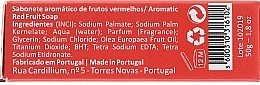 Natural Soap "Forest Fruit", swallows - Essencias De Portugal Senses Aromatic Red Fruits Soap — photo N2