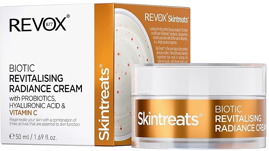 Brightening and Regenerating Face Cream - Revox Skintreats Biotic Brightening And Revitalizing Cream — photo N1