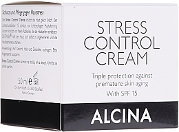 Fragrances, Perfumes, Cosmetics Skin Protection Facial Cream - Alcina Stress Control Creme 