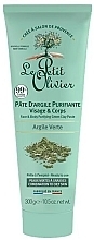 Face & Body Cleansing Paste with Green Clay - Le Petit Olivier Face & Body Purifiying Green Clay Paste — photo N1
