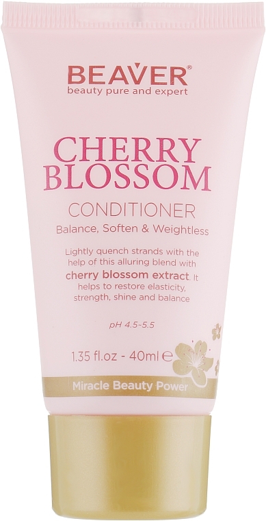 Daily Use Conditioner with Sakura Blossom Extract - Beaver Professional Cherry Blossom Conditioner — photo N3