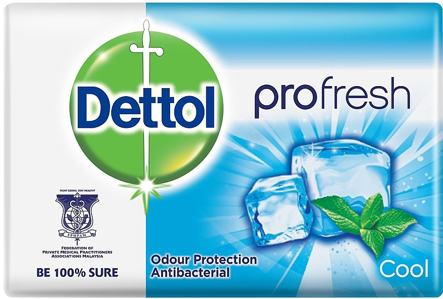 Antibacterial Soap - Dettol Anti-bacterial Cool Bar Soap — photo N1