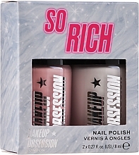 Fragrances, Perfumes, Cosmetics Nail Polish Kit - Makeup Obsession Nail Duo Gift Set (nail/polish/2x8ml) 
