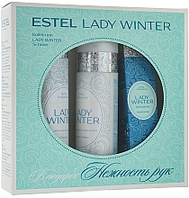 Fragrances, Perfumes, Cosmetics Set - Estel Professional Lady Winter (shm/250ml + balm/200ml + cr/50ml)