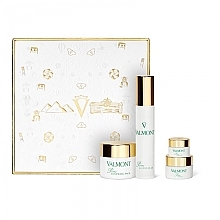 Fragrances, Perfumes, Cosmetics Set - Valmont Renewing Pack Set Gold (f/mask/50ml + f/ser/15ml + eye/cr/5ml + f/cr/15ml)