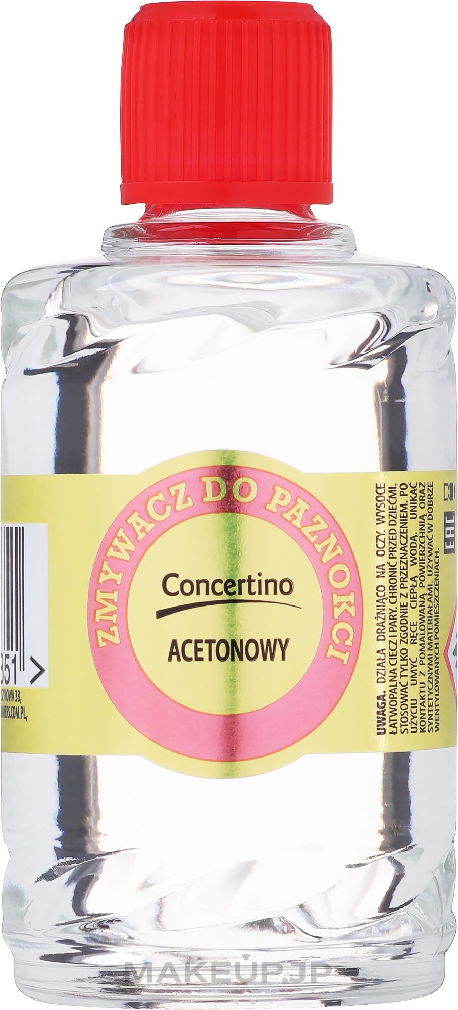 Nail Polish Remover with Acetone - Concertino — photo 50 ml