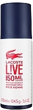 Fragrances, Perfumes, Cosmetics Lacoste Lacoste Live - Deodorant