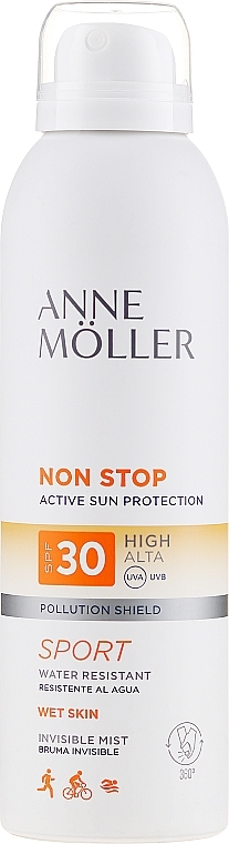 Sun Protection Body Mist - Anne Moller Non Stop Active Sun Invisible Mist SPF30  — photo N1