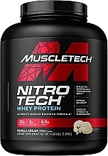 Fragrances, Perfumes, Cosmetics Vanilla Cream Whey Protein - MuscleTech Nitro-Tech Whey Protein Vanilla