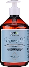 Fragrances, Perfumes, Cosmetics Massage Oil - Eco U Jojoba Massage Oil