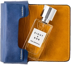 Bottle Case, dark blue - Eight & Bob Navy Blue Leather — photo N13