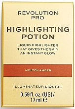 Liquid Highlighter with a Dispenser - Revolution Pro Highlighting Potion — photo N6