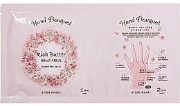 Fragrances, Perfumes, Cosmetics Nourishing Hand Mask - Etude House Hand Bouquet Rich Butter Hand Mask