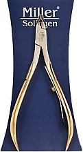 Cuticle & Nail Clippers with Gold-Plated Tips - Miller Solingen — photo N2