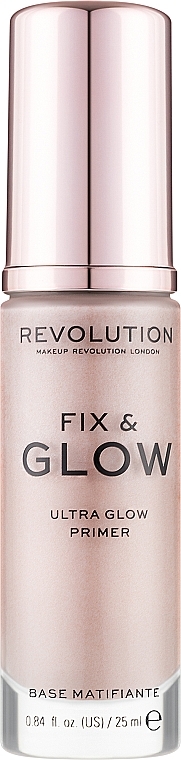 Glowing Primer - Makeup Revolution Fix & Glow Primer — photo N1