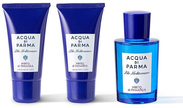 Acqua Di Parma Blu Mediterraneo Mirto Di Panarea Holiday Collection Gift Set - Kit (edc/75ml + b/wash/40ml + b/lot/40ml) — photo N3