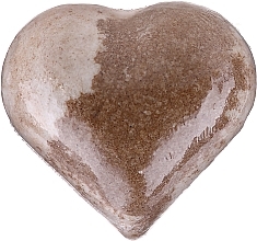 Fragrances, Perfumes, Cosmetics Bath Bomb "Heart" - Naturally Chocolate Lovers Bath Heart