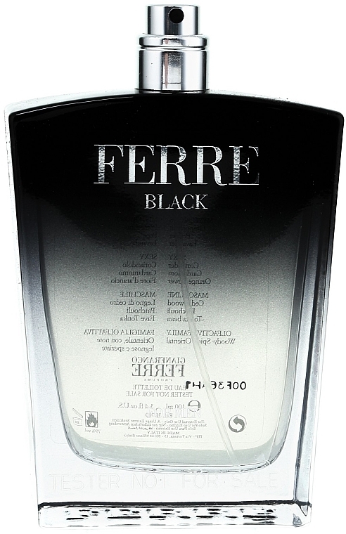 Gianfranco Ferre Ferre Black - Eau de Toilette (tester without cap) — photo N1