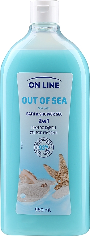 2-in-1 Sea Salt & Thermal Water Shower Gel - On Line Out Of Sea Bath & Shower Gel — photo N1