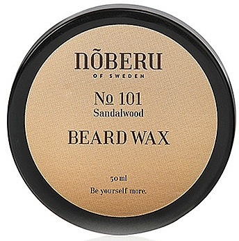 Beard Wax - Noberu Of Sweden №101 Sandalwood Beard Wax — photo N1