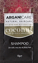 GIFT! Coconut Oil Shampoo - Arganicare Coconut Shampoo For Dull, Very Dry & Frizzy Hair (sample) — photo N1