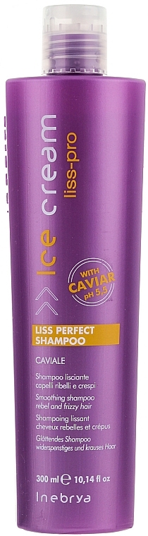 Coarse & Unruly Hair Shampoo - Inebrya Ice Cream Liss-Pro Liss Perfect Shampoo — photo N5