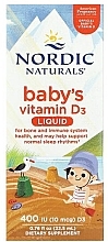 Baby's Vitamin D3 Liquid 400 ME - Nordic Naturals Baby's Vitamin D3 Liquid 400 IU — photo N2