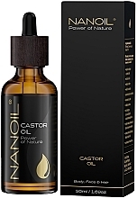 Castor Oil - Nanoil Body Face and Hair Castor Oil — photo N2