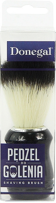 Shaving Brush, 4602, black & white - Donegal Shaving Brush — photo N2
