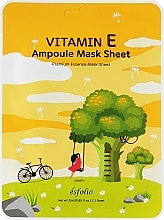 Fragrances, Perfumes, Cosmetics Moisturizing Sheet Mask with Vitamin E - Esfolio Vitamin E Ampoule Mask Sheet