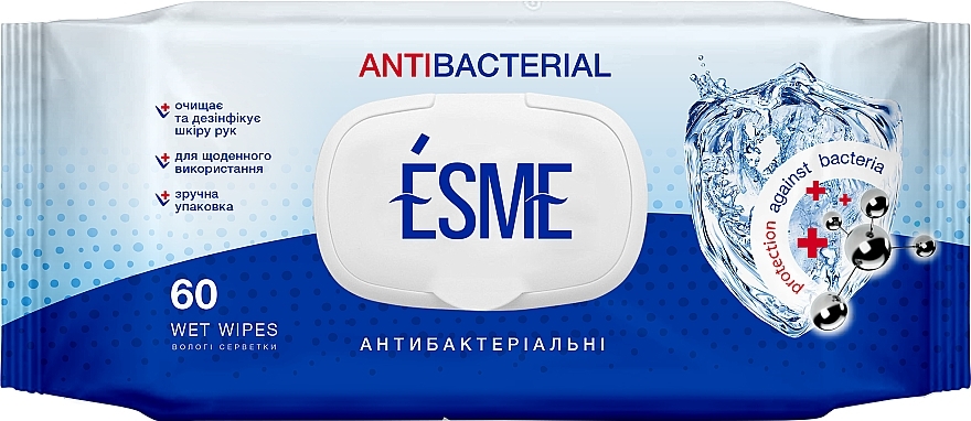 Antibacterial Wet Wipes - Esme Antibacterial Wet Wipes — photo N2