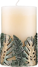 Fragrances, Perfumes, Cosmetics Decorative Candle, 8x13 cm - Artman Monstera